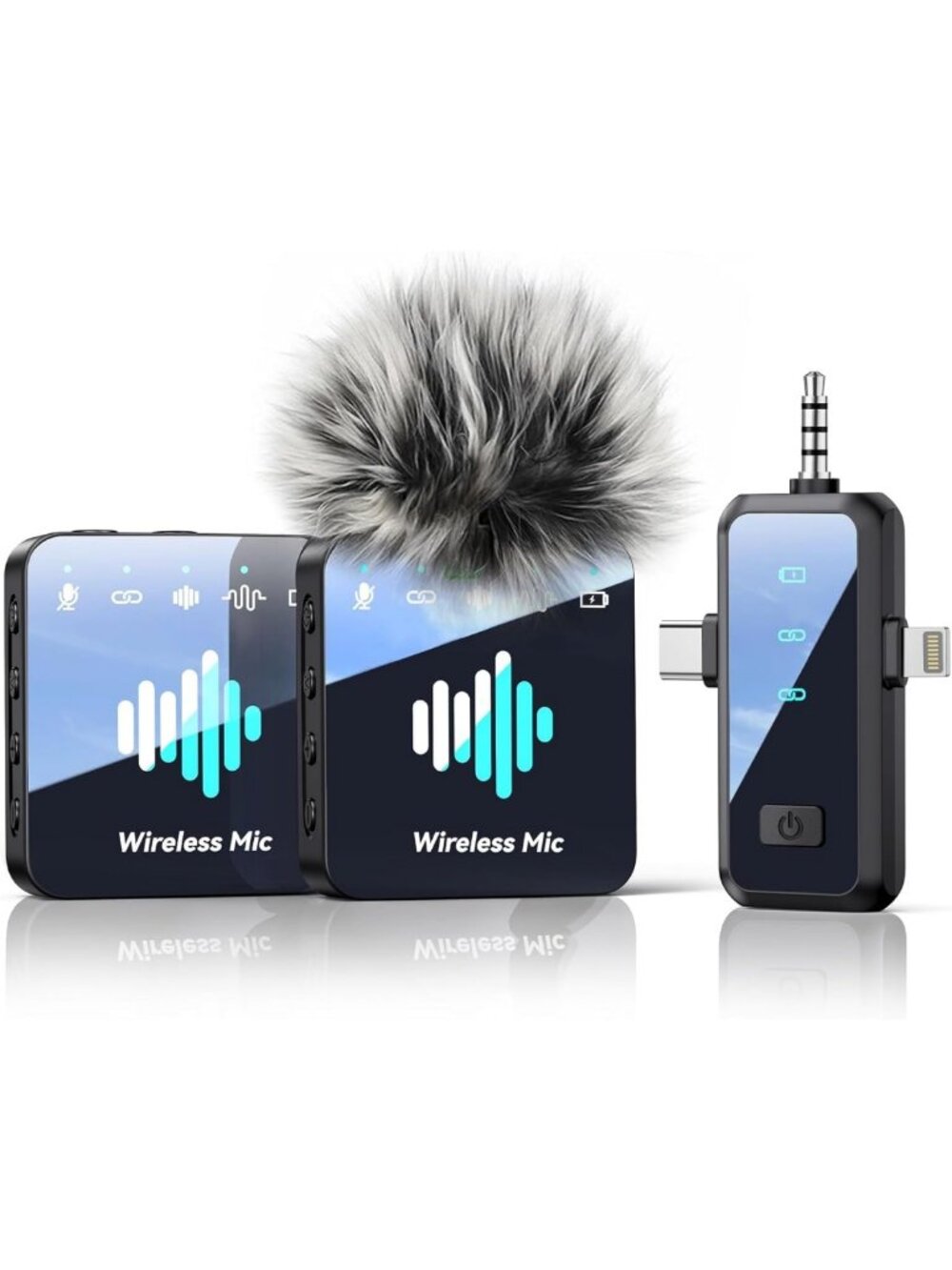 Wireless Microphone for iPhone - High-Quality Sound, Portable, Easy Setup